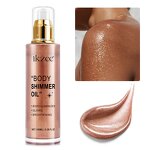 Body Oil Manufacturer - IKZEE 100ML Rose Gold Private Label Shimmer Glow Face