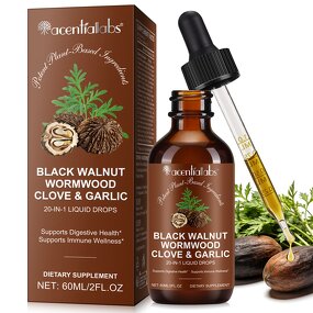 Liquid Drop Manufacturer - Acentialabs 60ml Black Walnut Wormwood 20in1 Digestive