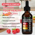 Liquid Drop Manufacturer - Acentiallabs Vitamin B Complex 60ml B12 B6 B1 Niacin