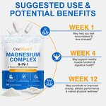 Capsule Manufacturer - OneBtanicl Magnesium 8-IN-1 1000mg Sleep Energy Muscle