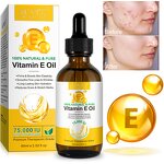 Vitamin E Oil - ALIVER 60ml Organic 100% Pure Face Body Moisturizing Serum