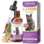 Pet Supplement - Worafy Cat L-Lysine 60ml Immune Tear Stain Chicken Flavor