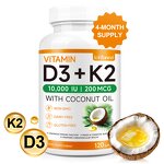 Softgel Manufacturer - Lofuanna Vitamin D3 K2 Vegan Coconut Oil Bone Health