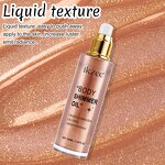 Body Oil Manufacturer - IKZEE 100ML Rose Gold Private Label Shimmer Glow Face