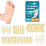 Foot Pad Manufacturer - ATOANY 30 Count Hydrocolloid Blister Bandages Heels Toes