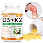 Softgel Manufacturer - Lofuanna Vitamin D3 K2 Vegan Coconut Oil Bone Health