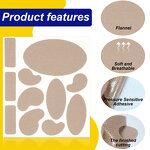 Heel Sticker - ELAIMEI Elastic Anti-Wear Multiple Shapes Heel Protector