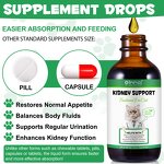 Pet Supplement - 60ml Natural Kidney Health Urination Immunity Support Dog