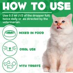 Pet Supplement - 60ml Natural Kidney Health Urination Immunity Support Dog