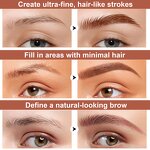 Eyebrow Pen - 3D 4-Fork-Tip Magical Microblading Waterproof Long-Lasting
