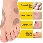 Heel Sticker - ELAIMEI Elastic Anti-Wear Multiple Shapes Heel Protector