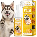 Dogs Feet Cleaner Fluid Cat Claw Washing Pets Foot Cleaning Waterless Paw Cleaner Foam Shampoo With Enhanced Silicone Scrubber
