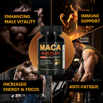 Maca Capsules Manufacturer - Organic Black for Men Energy & Bed Performance