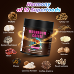 Mushroom Coffee Manufacturer - Organic Arabica with Multiple Mushrooms Blend