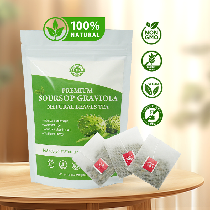 Soursop Leaf Tea Manufacturer - Private Label Dried for Metabolism & Weight Loss