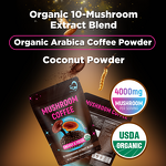 Mushroom Coffee Manufacturer - Organic Instant for Mind & Brain Health