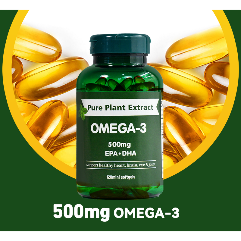 Omega-3 Softgels Manufacturer - Supports Heart, Brain, Joints & Eyes
