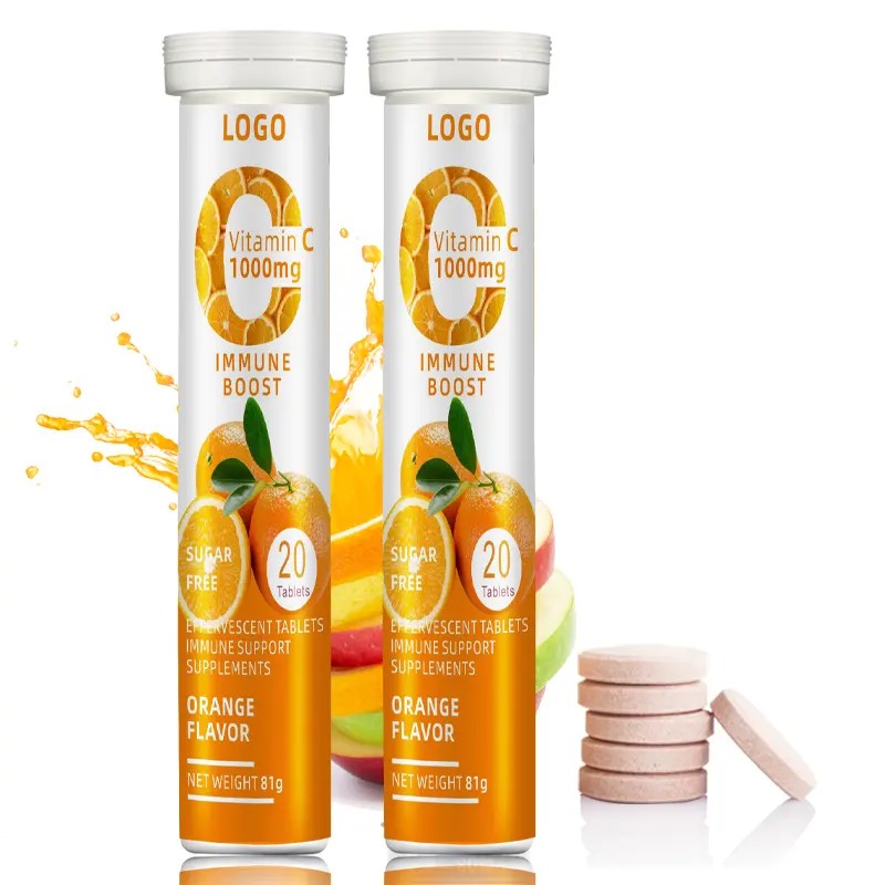 Multivitamin Effervescent Supplier - OEM Orange Flavor Immunity Boost