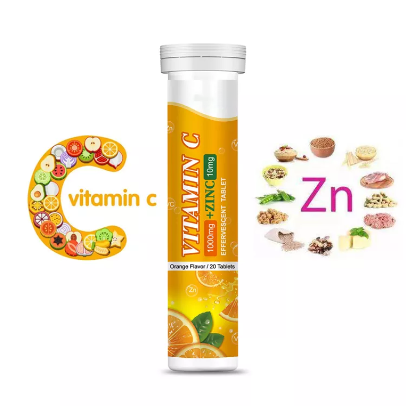 Vitamin C Effervescent Supplier - GMP HALAL 1000mg Zinc Immune