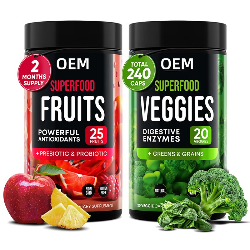 Fruit Vegetable Juice Capsules Supplier - Mixed Garden Orchard Detox