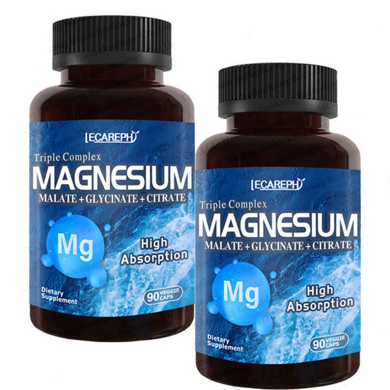 Magnesium Glycinate Capsules Manufacturer - Triple 3-in-1 Complex with Bisglycinate