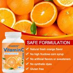Vitamin C Chewable Tablets Manufacturer - 1000mg & 500mg for Immune & Skin
