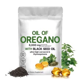 Oregano Oil Softgel Capsules Manufacturer - Organic Extract with Black Seed Oil