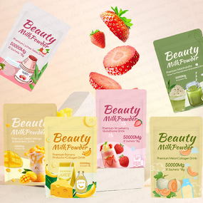 Beauty Milk Collagen Powder Manufacturer - Japanese Strawberry Melon Fish Scale