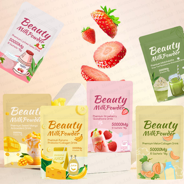 Beauty Milk Collagen Powder Manufacturer - Japanese Strawberry Melon Fish Scale