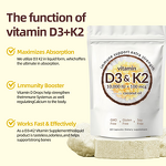 Vitamin D3 K2 Softgel Manufacturer - 10000 IU for Immune & Bone Health