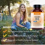 Vitamin D3 Softgel Manufacturer - for Immune Health & Emotional Stability