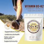 Vitamin D3 K2 Softgel Manufacturer - 10000 IU for Immune & Bone Health