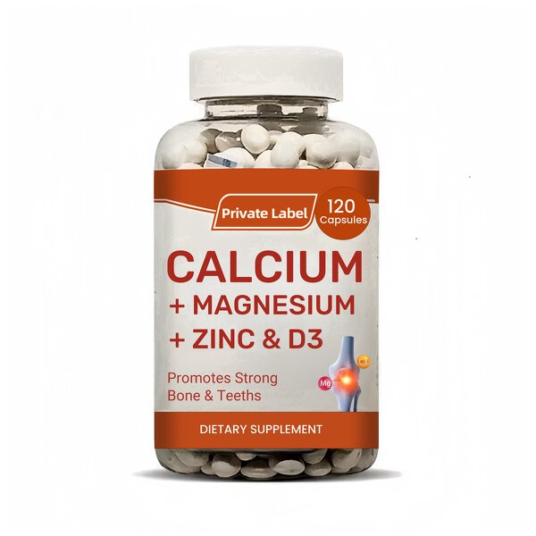 Calcium Capsule Manufacturer - Hot Sale with Vitamin D for Bones & Muscles