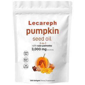 Pumpkin Seed Oil Softgel Manufacturer - Sugar Free for Hair, Skin & Urinary Tract