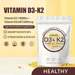 Vitamin D3 K2 Softgel Manufacturer - 10000 IU for Immune & Bone Health
