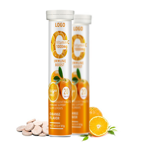 Vitamin C Effervescent Tablets Manufacturer - Custom Logo with Zinc