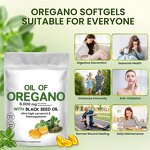 Oregano Oil Softgel Capsules Manufacturer - Dietary Fiber with Black Seed Oil
