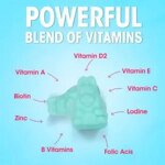 Hair Growth Gummies Manufacturer - Private Label Blue Bear Adult Multivitamin