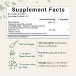 Oregano Oil Softgel Manufacturer - 4X Strength with Carvacrol & Thymoquinone