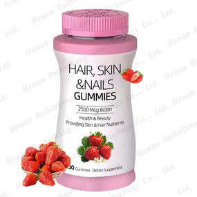 Collagen Gummies Manufacturer - Custom Logo with Biotin & Vitamin C for Hair, Nail