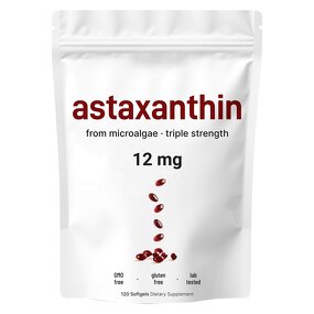 Astaxanthin Softgels - Manufacturer - Micro Ingredients 99% Purity 12mg 24mg Skin Whitening
