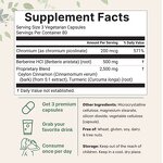 Berberine Capsules - Manufacturer - 3000mg Ceylon Cinnamon Chromium Turmeric GMP Certified