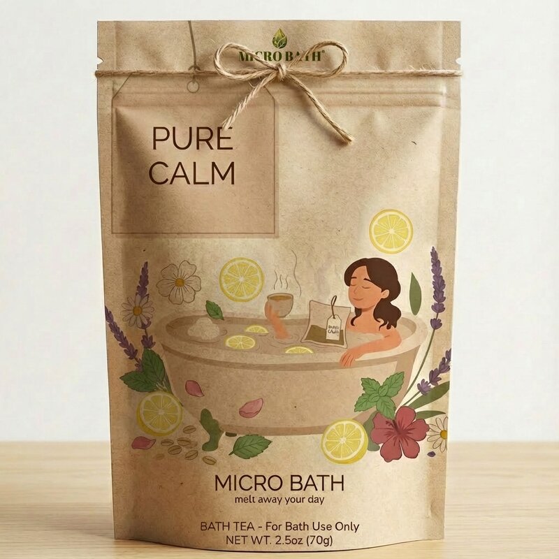 Bath Tea Bag - Manufacturer - 100% Natural Chamomile Oat Lemon Peel Essential Oils Custom