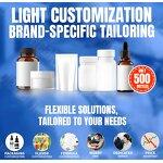 Lions Mane Capsules - Manufacturer - Micro Ingredients 8400mg L-Ergothioneine 240 Vegan