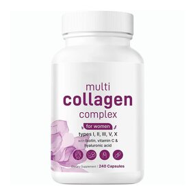 Collagen Capsules - Manufacturer - Micro Ingredients Multi Complex 240 Caps Extract