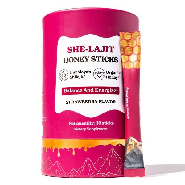 Shilajit Sticks - Manufacturer - Strawberry Flavor Organic Honey Energy Boost 30 Sticks