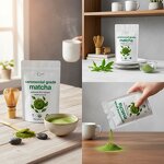 Matcha Powder - Manufacturer - Organic Japanese Slimming Recyclable Bag Private Label