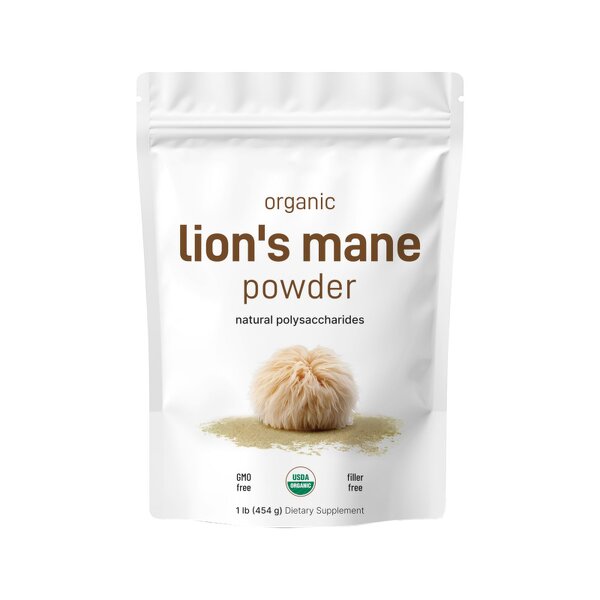 Lions Mane Powder - Manufacturer - Micro Organic Mushroom Rich Antioxidants Immune Vitamin