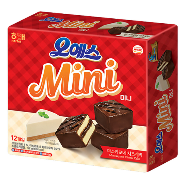 Cake Pie - Manufacturer - Korean Haitai Mini Chocolate Flavored Individually Wrapped