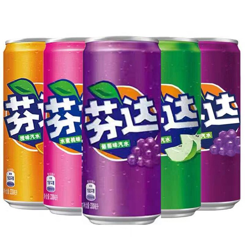 Soda Drink - Manufacturer - 330ml Fruit-Flavored Low-Fat Carbonated Canned Bottle Coke